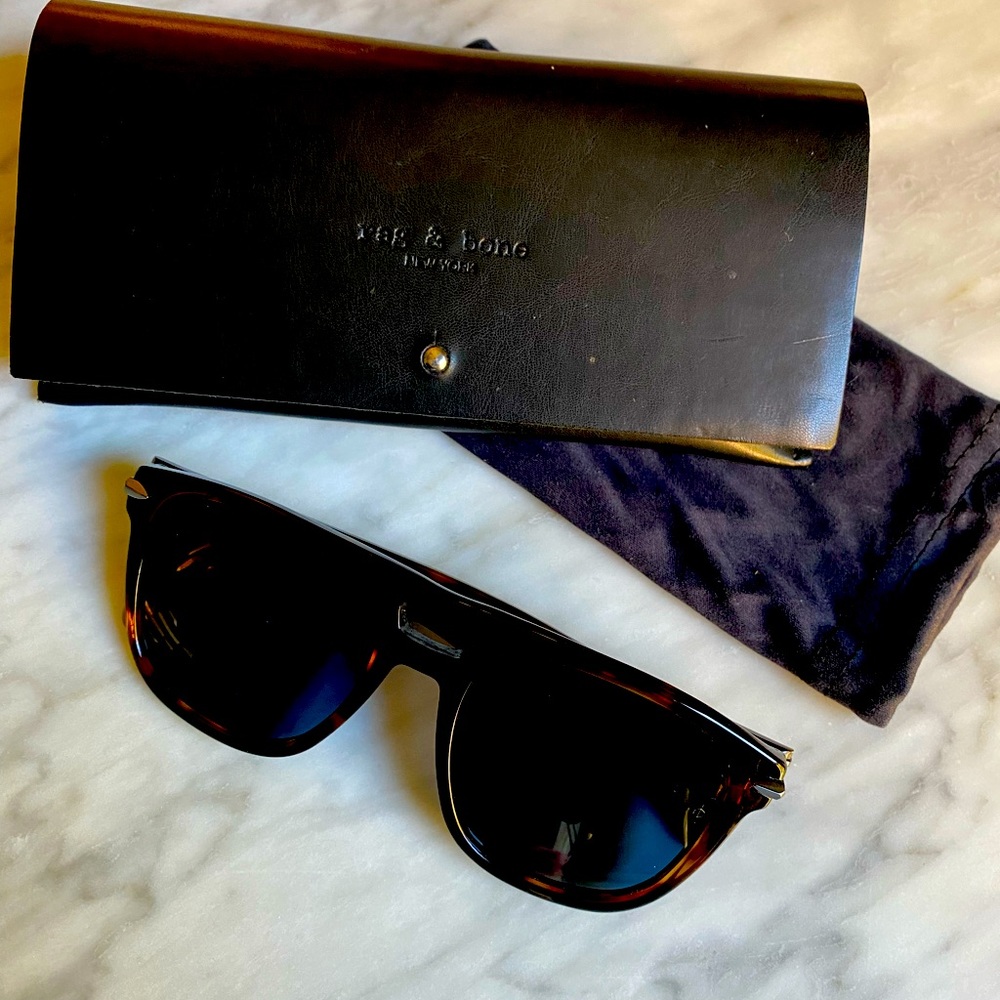 Rag & Bone stylish polarized sunglasses. Used gently.